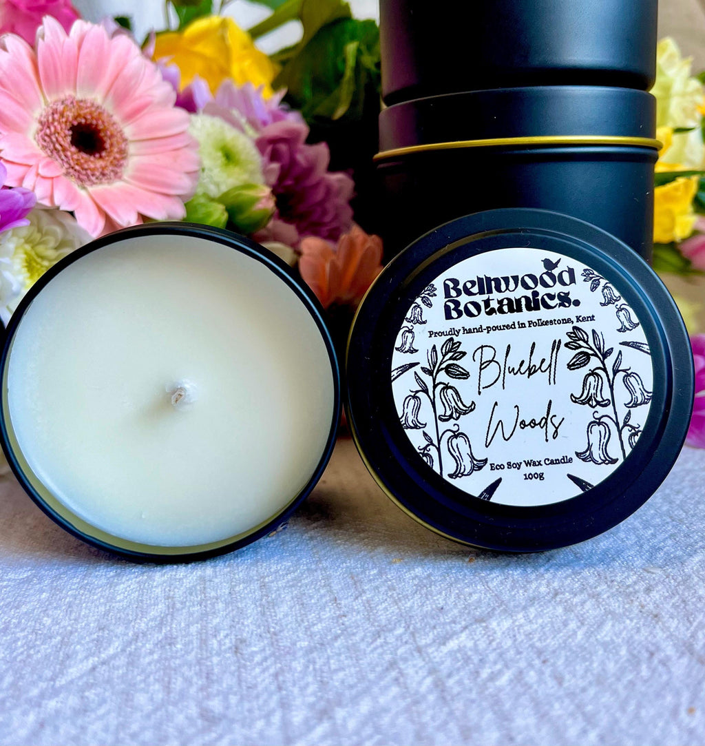 Bluebell Woods - Hand-Poured Eco Soy Candle Tin (20 hr burn)